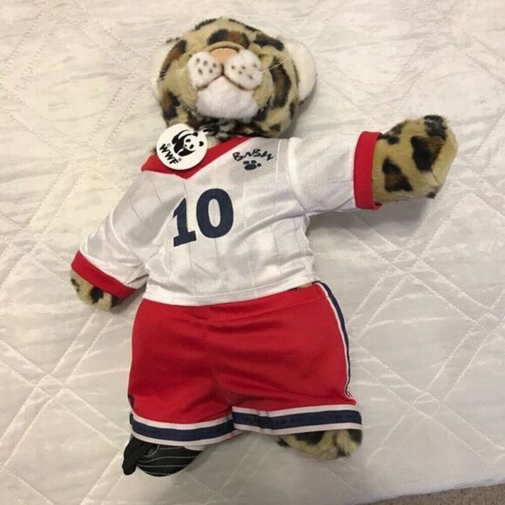 Build a Bear BABW Cheetah Leopard Plush WWF World Wildlife‎